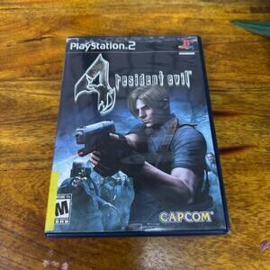 Resident Evil 4 PS2 Playstation 2 Case and Manual Only Disc Not Included